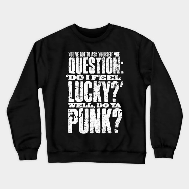 Feeling Lucky Punk? Crewneck Sweatshirt by MindsparkCreative